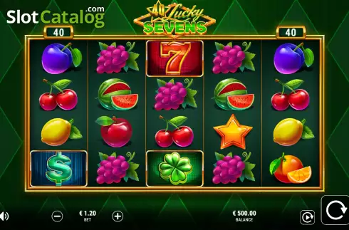 Скрин3. 40 Lucky Sevens слот