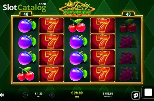 Скрин9. 40 Lucky Sevens слот