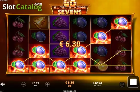 Скрин4. 40 Super Blazing Sevens слот