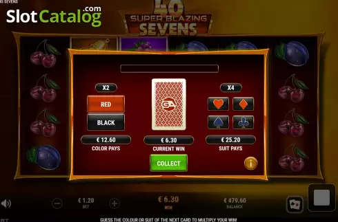 Скрин5. 40 Super Blazing Sevens слот