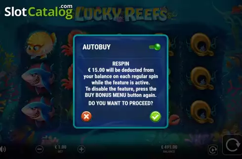Скрин8. Lucky Reefs слот