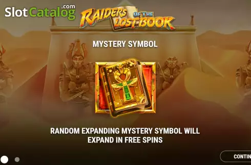 Скрин2. Raiders of the Lost Book слот