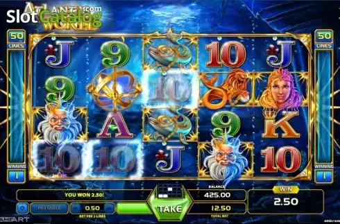Скрин3. Atlantis World слот
