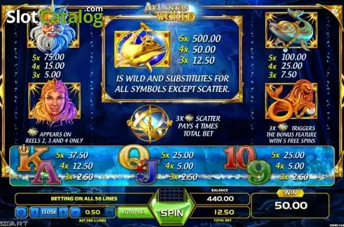 Скрин6. Atlantis World слот