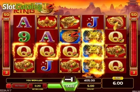 Скрин3. Dragon King (GameArt) слот
