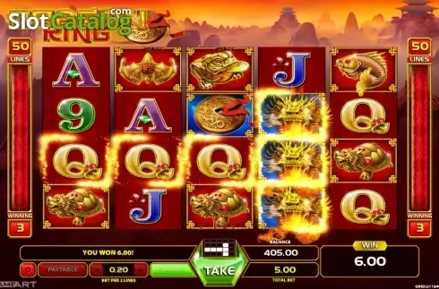 Скрин4. Dragon King (GameArt) слот