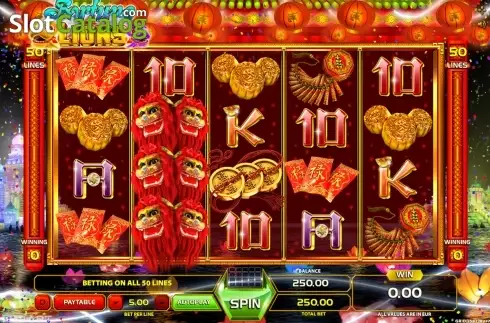 Скрин2. Fortune Lions (GameArt) слот