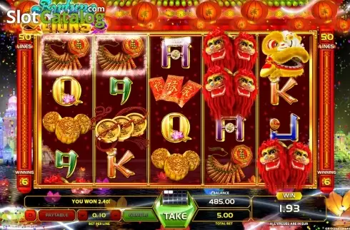 Скрин3. Fortune Lions (GameArt) слот