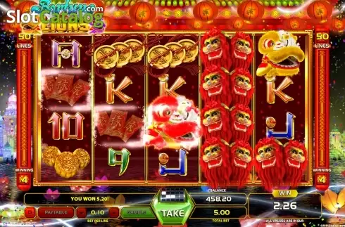 Скрин6. Fortune Lions (GameArt) слот
