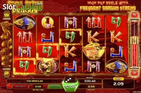 Скрин9. Golden Dragon (GameArt) слот