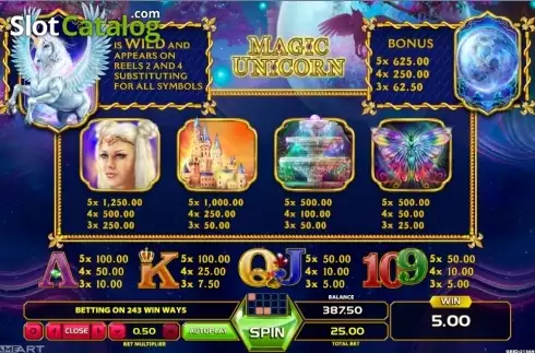 Скрин6. Magic Unicorn слот