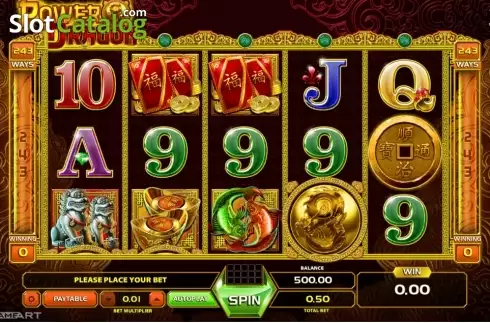 Скрин2. Power Dragon слот