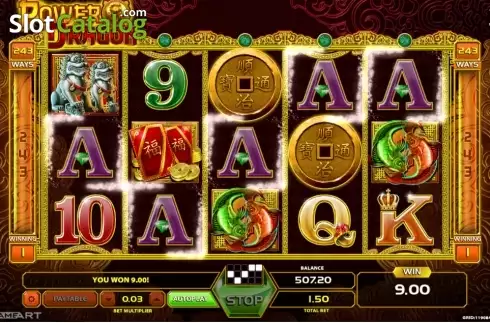 Скрин3. Power Dragon слот