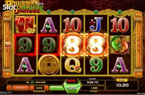 Скрин4. Power Dragon слот