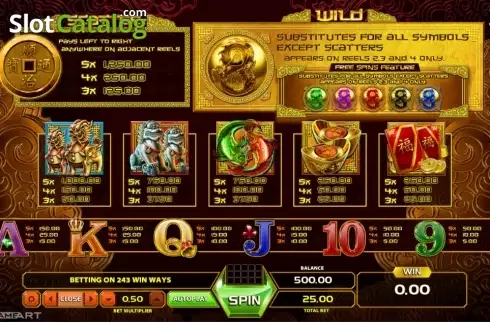 Скрин5. Power Dragon слот