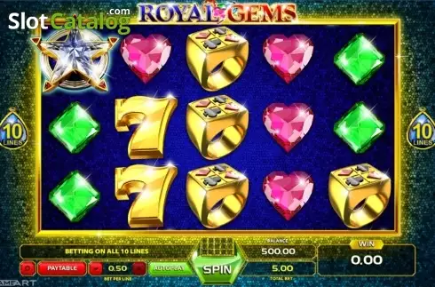 Скрин2. Royal Gems (GameArt) слот