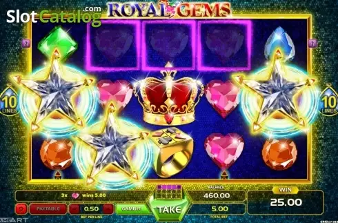 Скрин3. Royal Gems (GameArt) слот