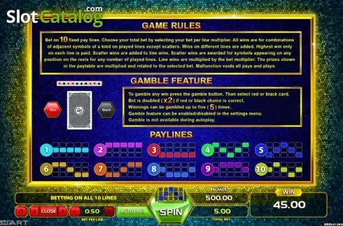 Скрин7. Royal Gems (GameArt) слот