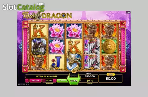Скрин2. Thai Dragon слот