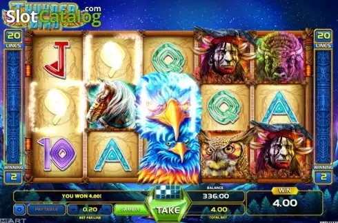 Скрин3. Thunder Bird (GameArt) слот