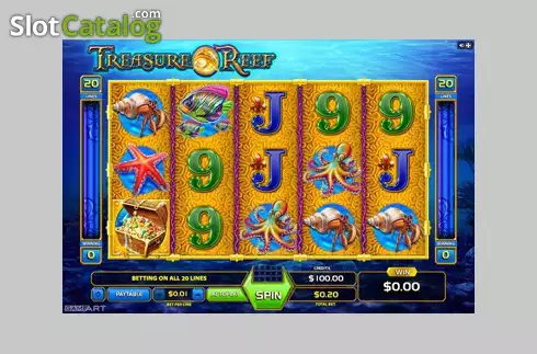 Скрин2. Treasure Reef слот