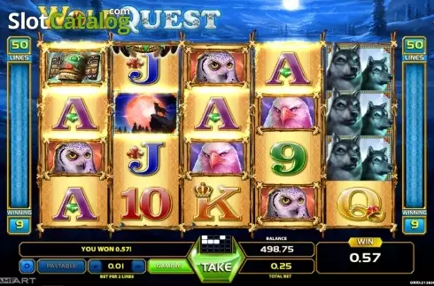 Скрин3. Wolf Quest слот