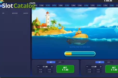 Скрин2. Yellow Diver – Crash Game слот