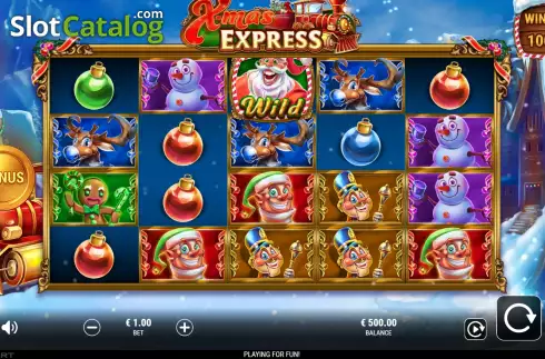 Скрин2. X-mas Express слот