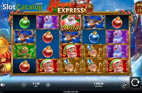 Скрин3. X-mas Express слот