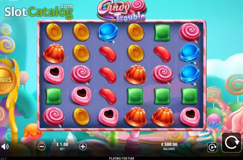 Скрин2. Candy Trouble слот