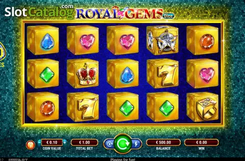 Скрин2. Royal Gems – Dice слот