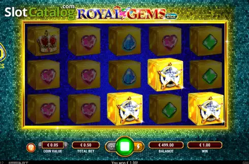 Скрин3. Royal Gems – Dice слот