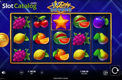 Скрин2. 5 Lucky Sevens слот