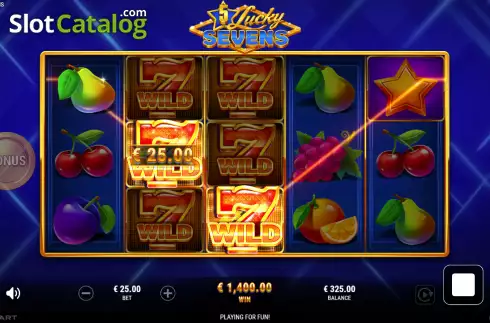 Скрин3. 5 Lucky Sevens слот
