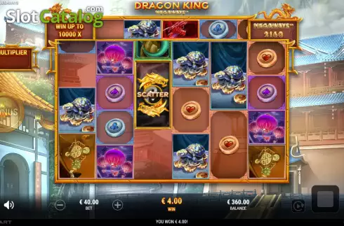 Скрин3. Dragon King Megaways слот