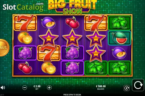 Скрин2. Big Fruit Show слот