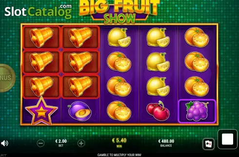 Скрин3. Big Fruit Show слот