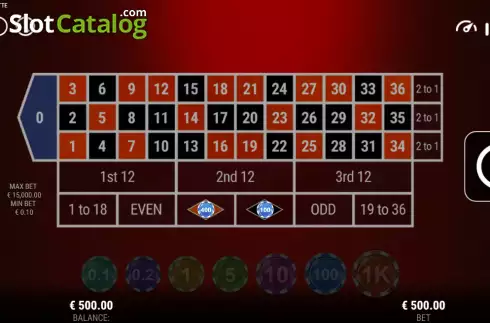 Скрин2. Vulcano Roulette слот