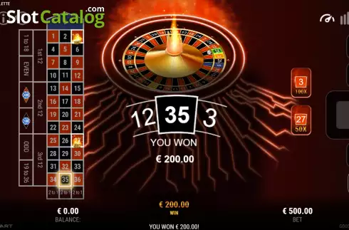 Скрин3. Vulcano Roulette слот