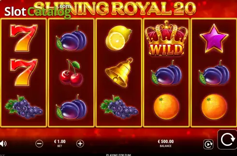 Скрин2. Shining Royal 20 слот