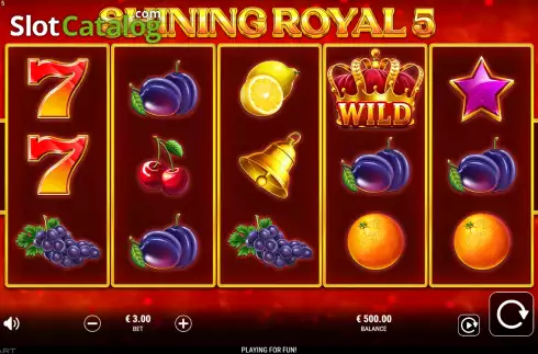 Скрин2. Shining Royal 5 слот