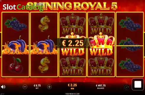 Скрин3. Shining Royal 5 слот
