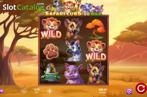 Скрин2. Safari Cubs Go Wild слот