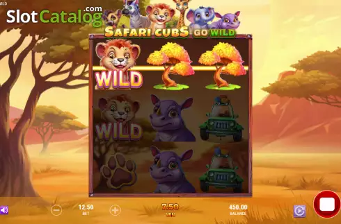 Скрин3. Safari Cubs Go Wild слот