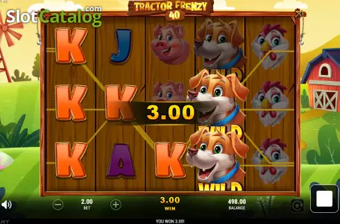 Скрин3. Tractor Frenzy 40 слот