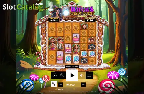 Скрин2. Witch's Candy Quest Megaways слот