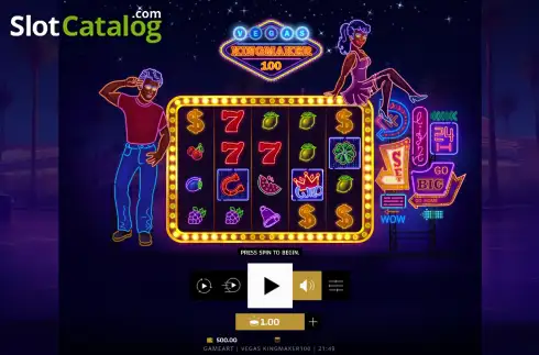 Скрин2. Vegas Kingmaker 100 слот