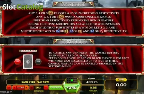 Скрин7. Castle Blood слот