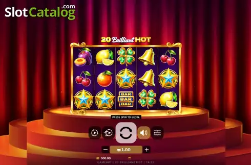 Скрин2. 20 Brilliant Hot слот