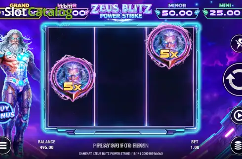 Скрин2. Zeus Blitz: Power Strike слот